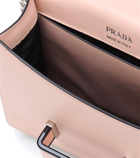 prada plex ribbon leather shoulder bag|Women's Shoulder Bags .